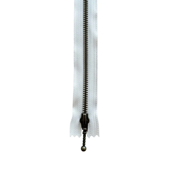 YKK Fast Lynlås Antik Messing 6 mm 20 cm